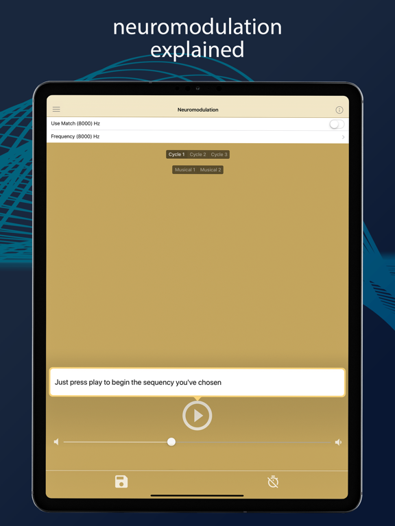 TinnitusPlay iPad screenshot 6 - Medical app