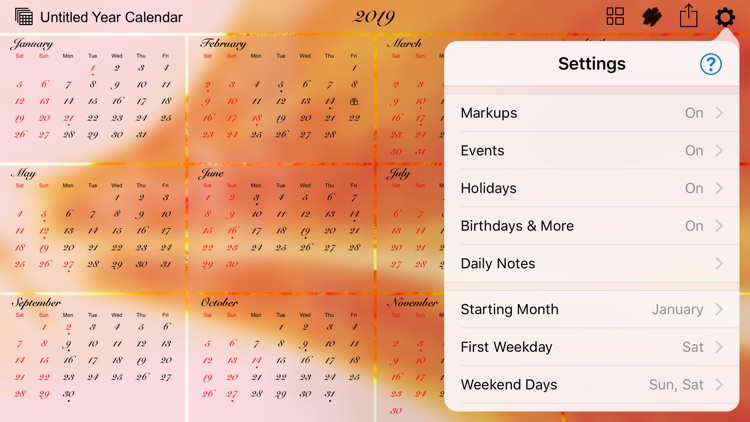 All‑in‑One Year Calendar screenshot-5