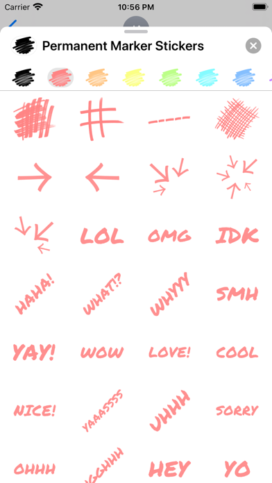 Permanent Marker Stickers Screenshot