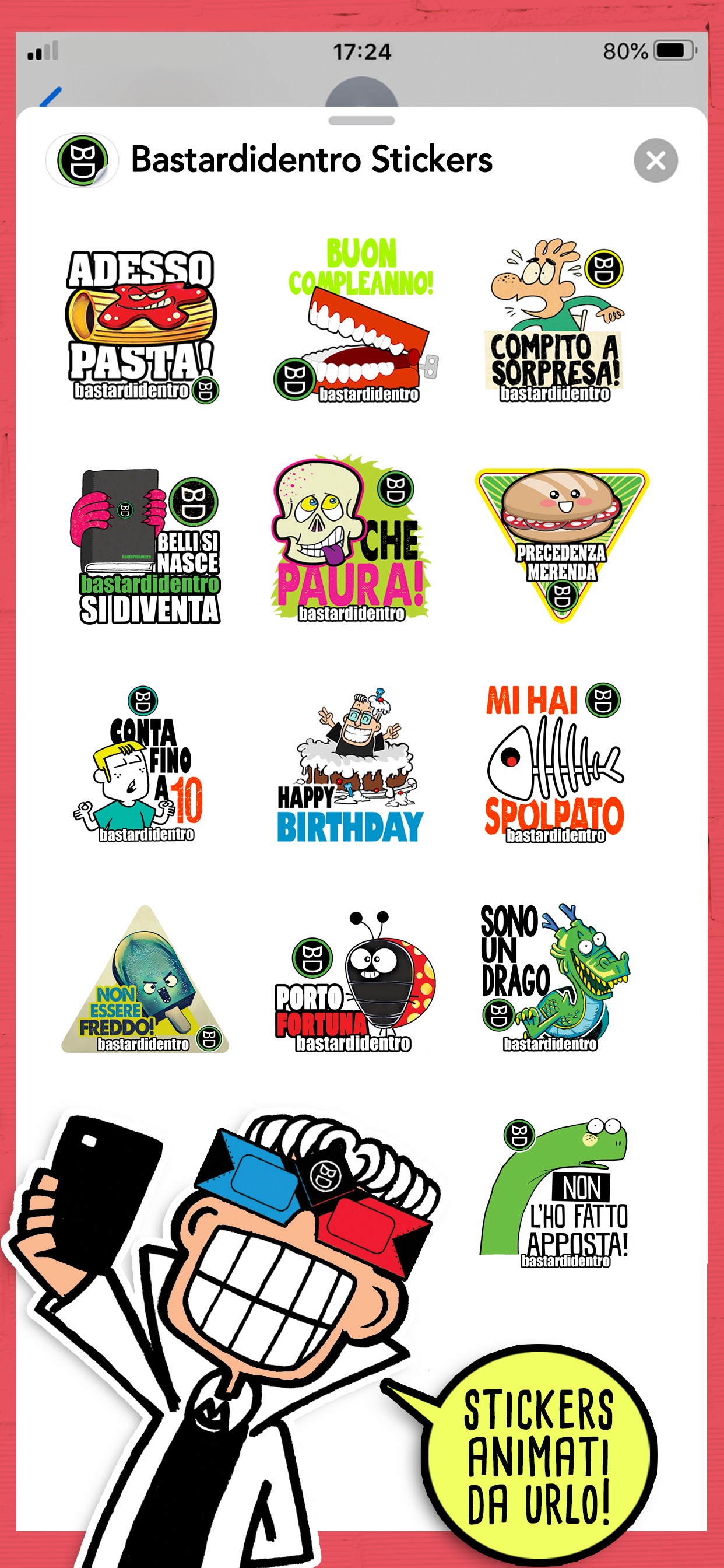 Bastardidentro Stickers
