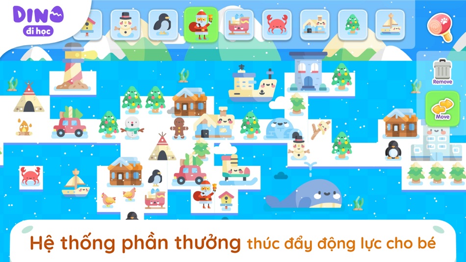 #6. Dino Đi học (iOS) By: NO.1 EDUCATION TECHNOLOGY JOINT STOCK COMPANY