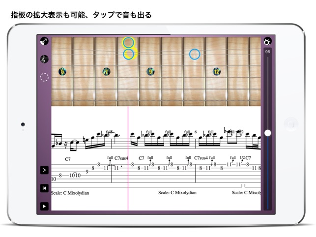 ギター&ベース タブ譜付フレーズ集 PhraseStock Screenshot