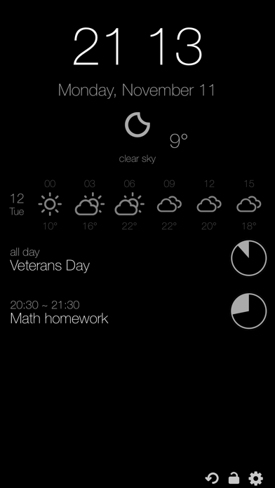 Screenshot #1 pour Tasky Clock