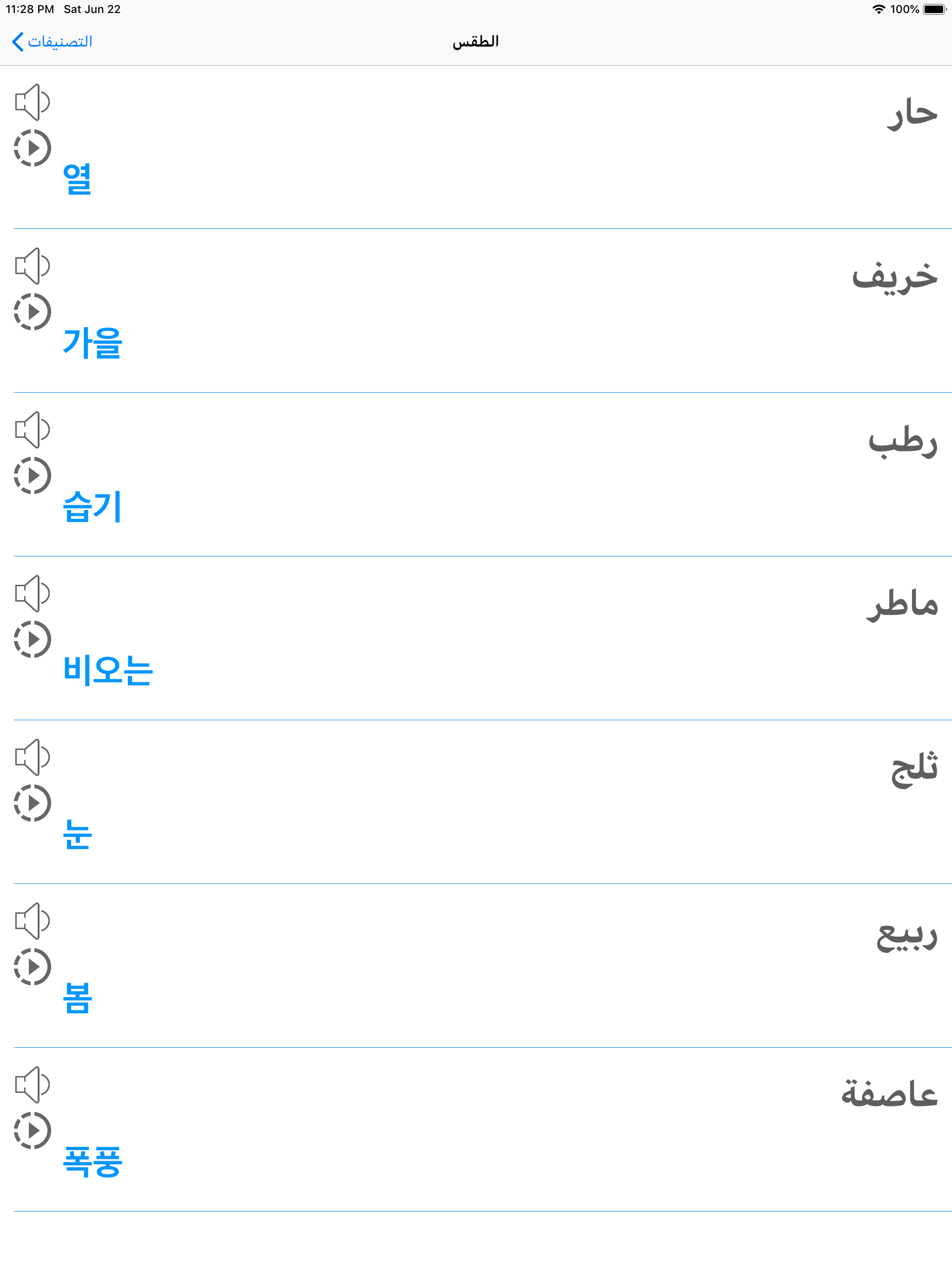 تعلم اللغة الكورية
