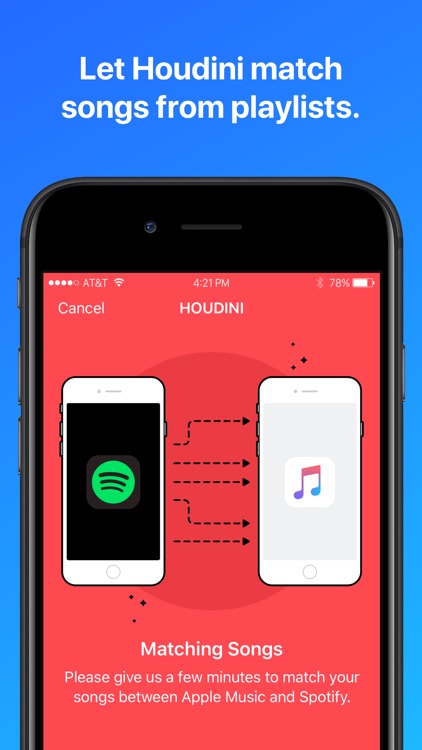 Houdini Playlist Transfer