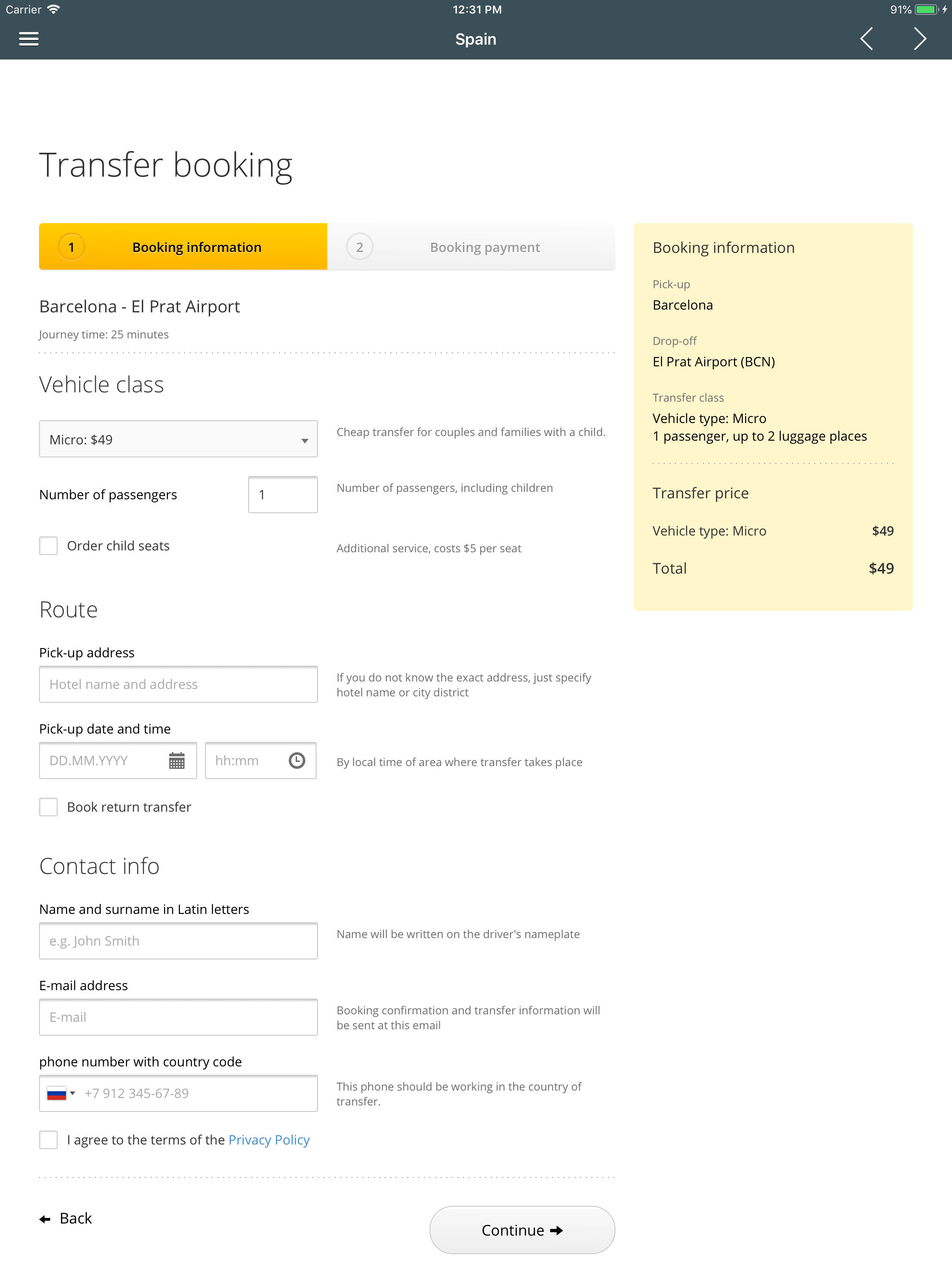 Transfersapp: Airport Transfer