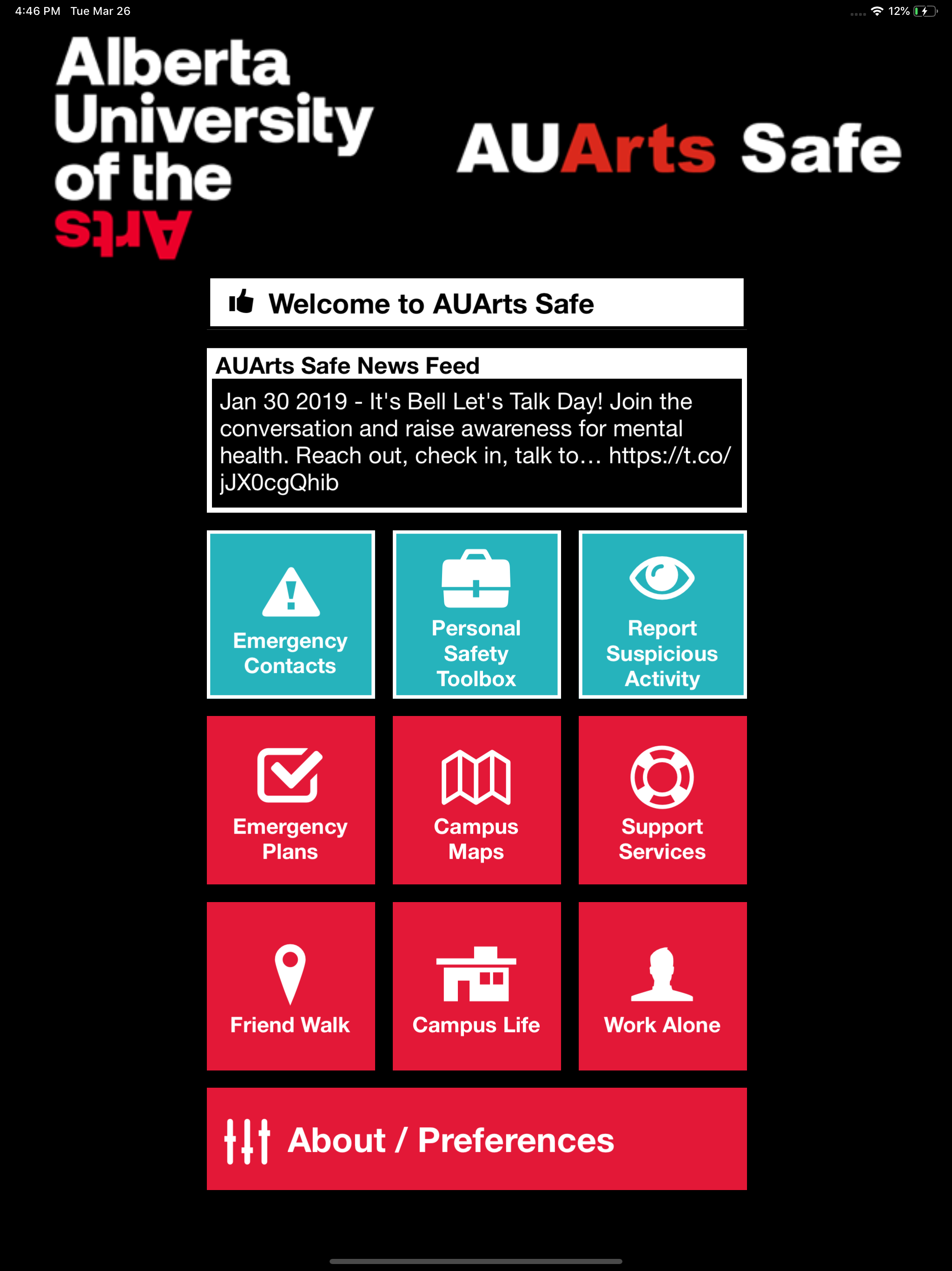 AUArts Safe