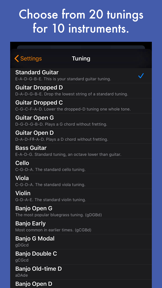Tuna Pitch - chromatic tuner screenshot