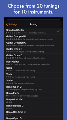 Tuna Pitch - chromatic tuner screenshot 3