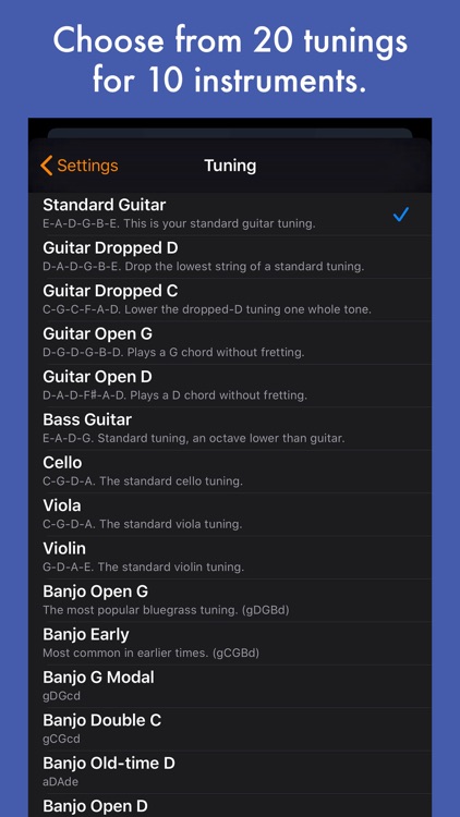 Tuna Pitch - chromatic tuner
