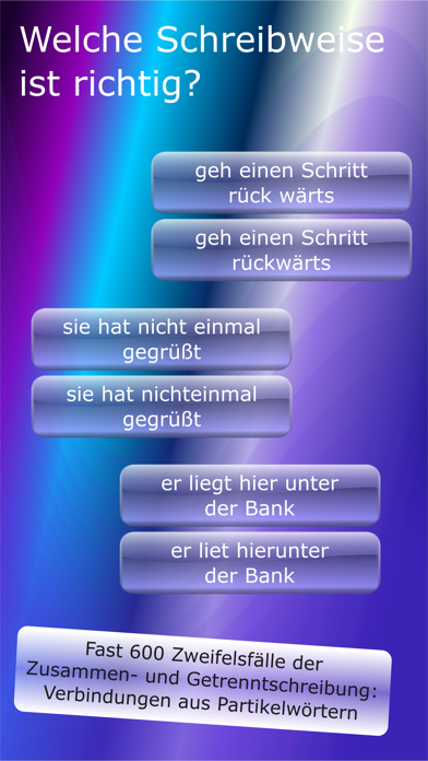 Screenshot #1 pour Zusammen oder getrennt 7