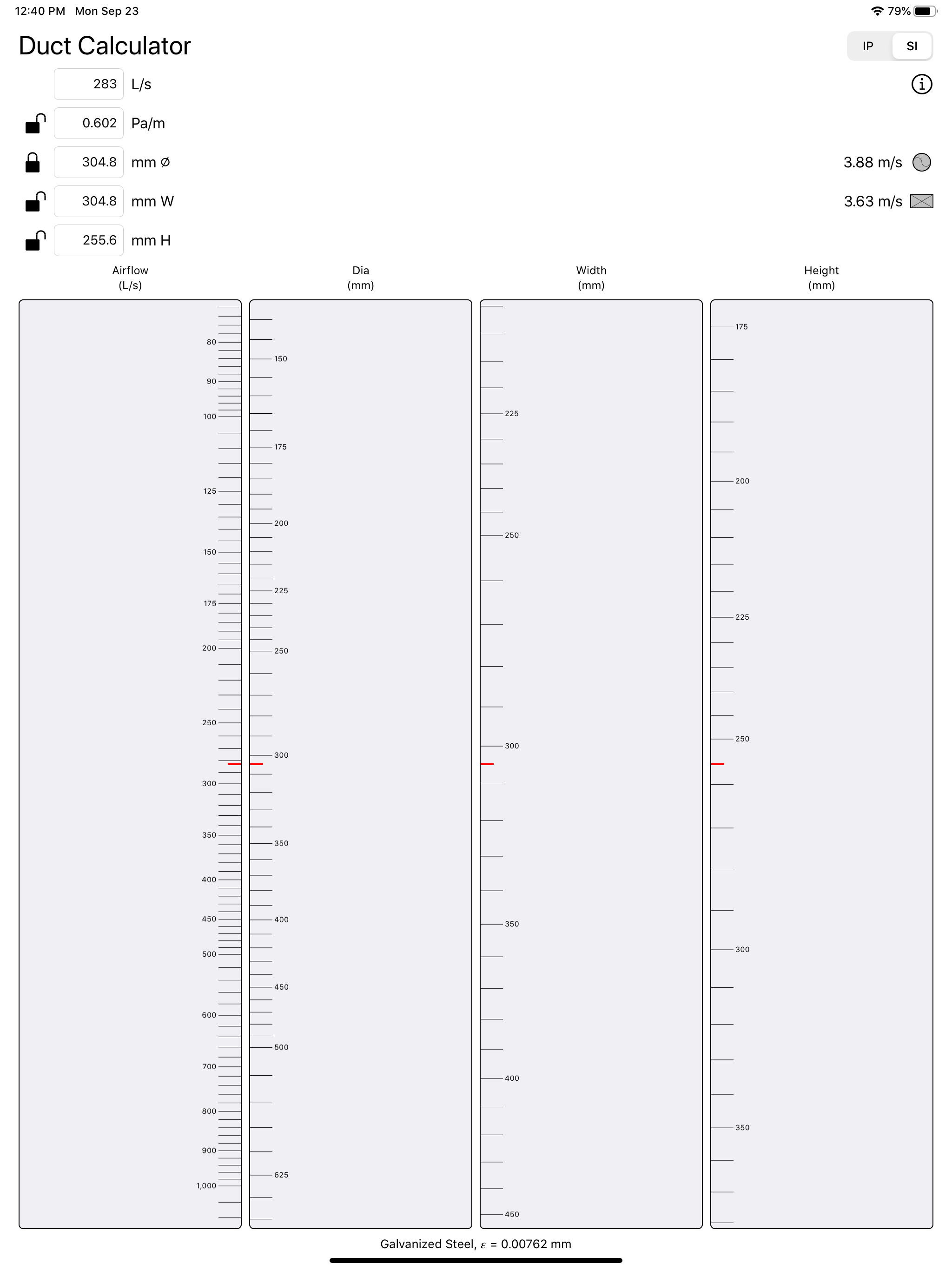 Duct Calculator