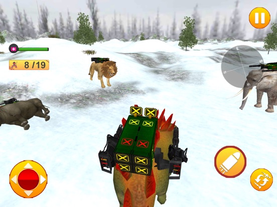 動物の戦いの恐竜ゲームのおすすめ画像1
