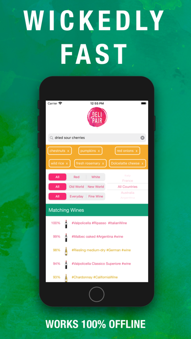 Delipair - Food and Wine Screenshot