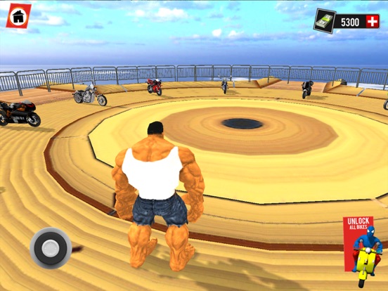 Super Hero Bike Mega Ramp iPad screenshot 9 - Games app