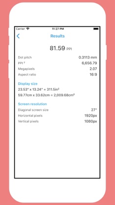 PPI Calc - DPI Calculator screenshot 2