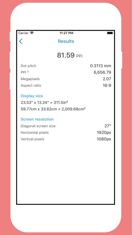 PPI Calc - DPI Calculator