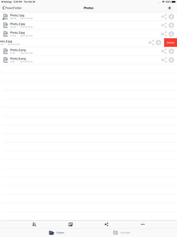 Screenshot #5 pour PowerFolder