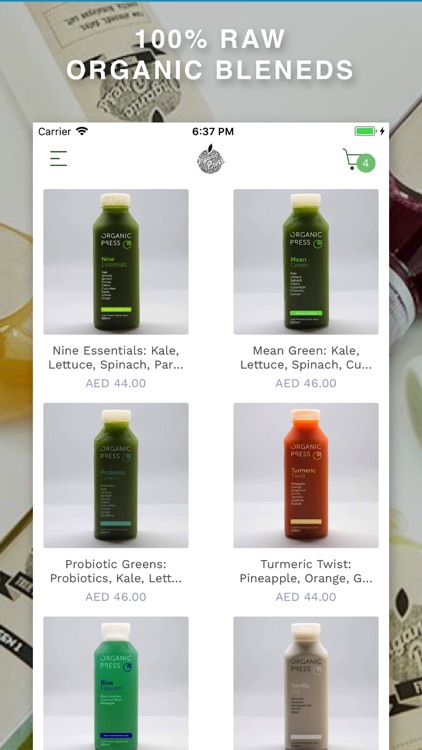 Organic Press Juices