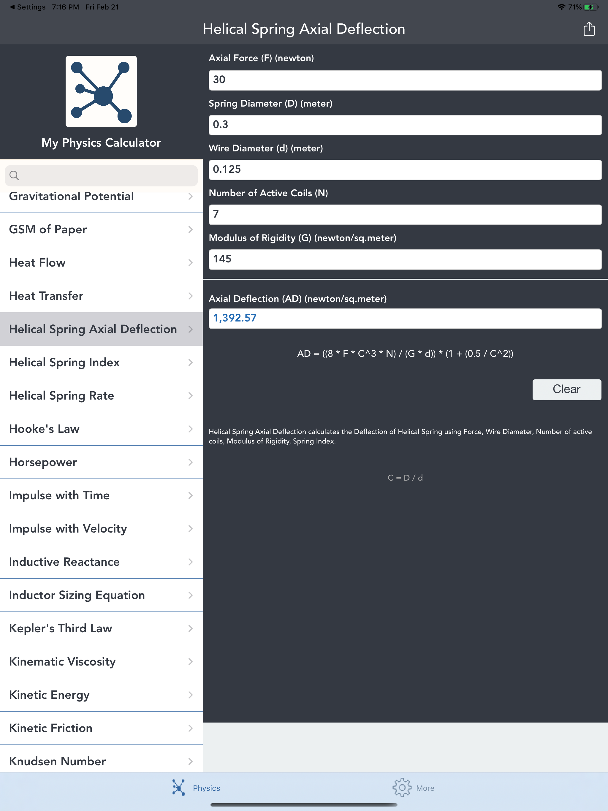 Physics Calculators Converters screenshot 15