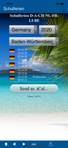 Schulferien D-A-CH screenshot #1 for iPhone