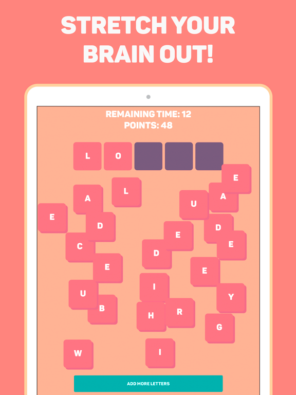 Lettermix — collect words! iPad screenshot