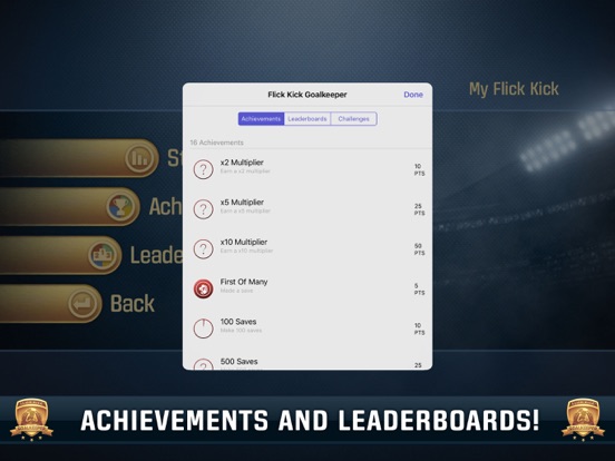 Flick Kick Goalkeeper iPad screenshot 3 - Games app