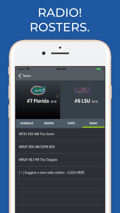 Florida Football Schedules