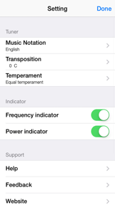 Tuner by Piascore screenshot