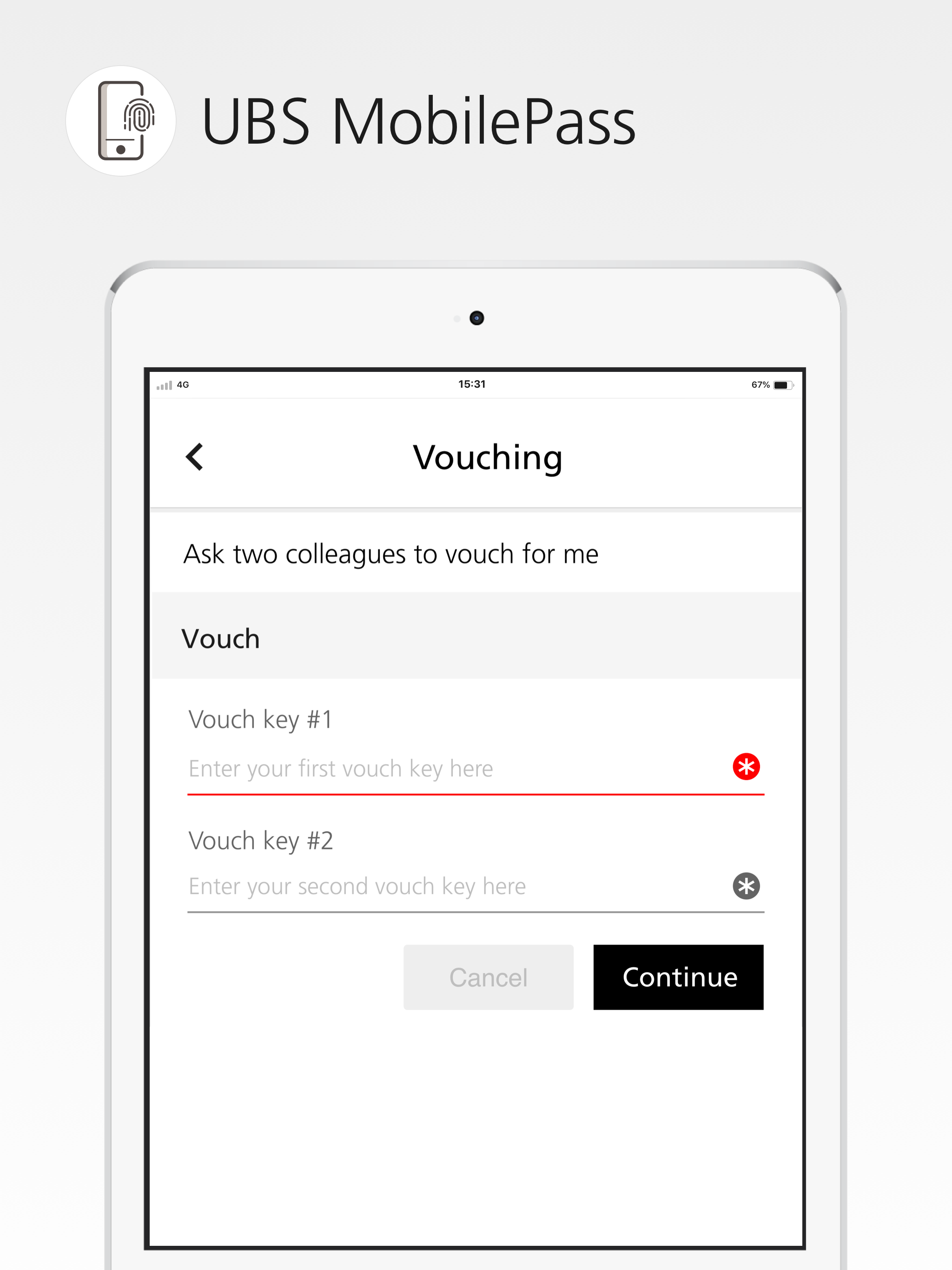 UBS MobilePass screenshot 8