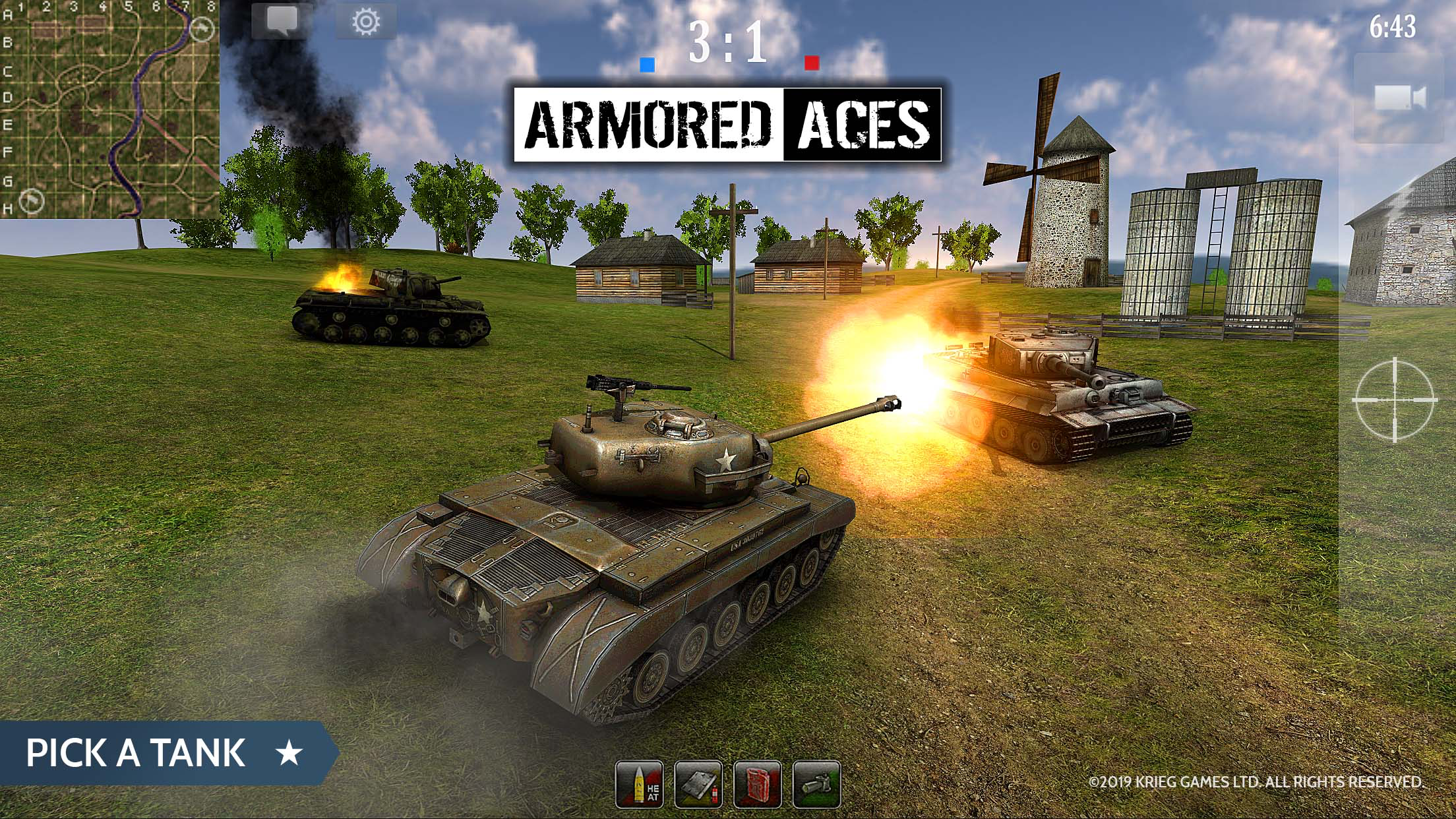 Armored Aces - Tank War Online