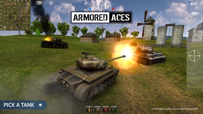 Screenshot #1 pour Armored Aces - Tank War Online