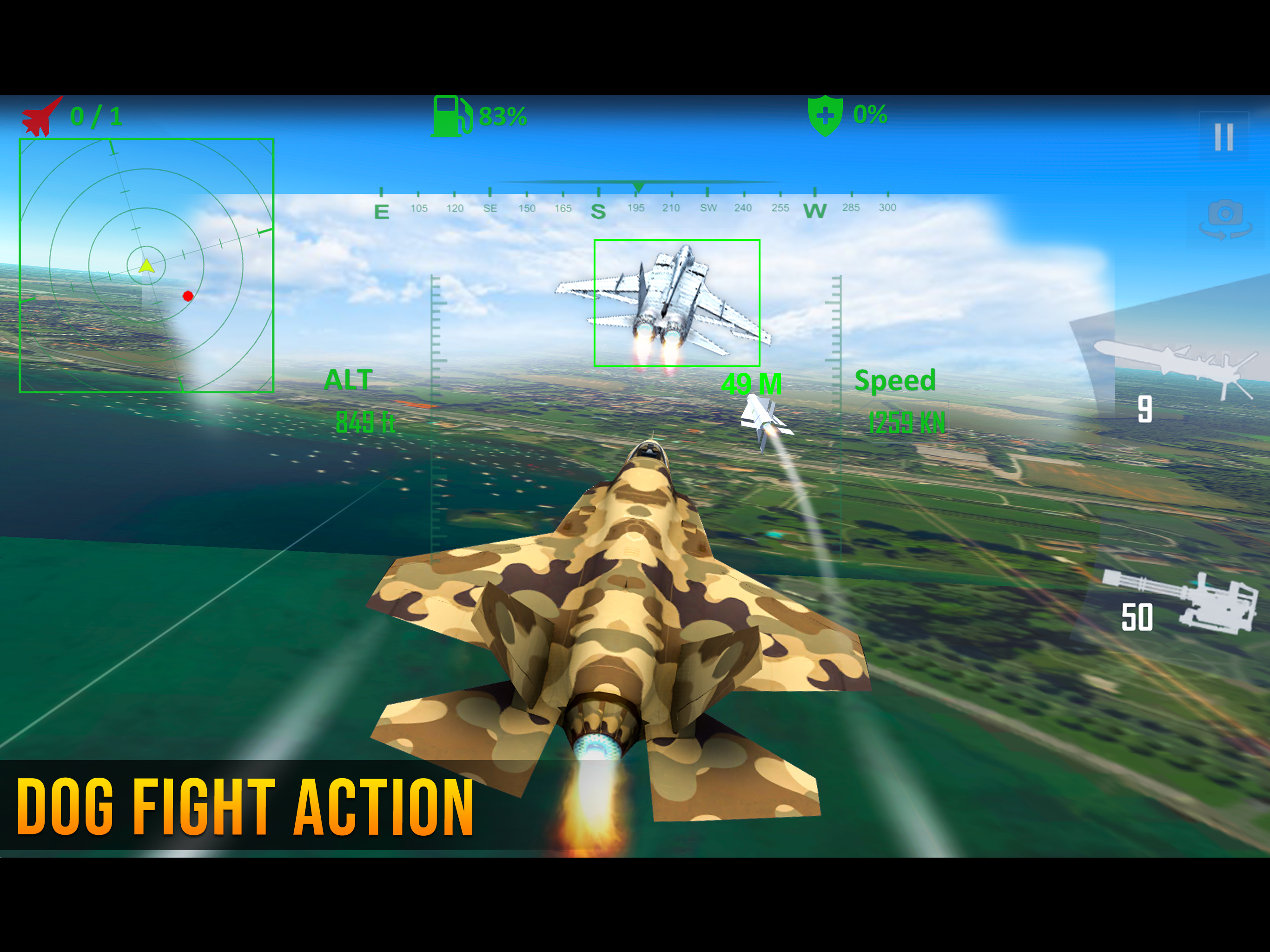 FlyVRX Fighter Jet - Air Force