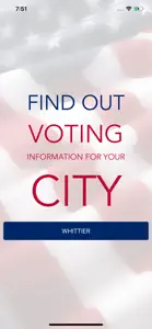 Whittier Vote App screenshot #2 for iPhone