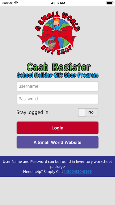 Screenshot #1 pour A Small World Cash Register
