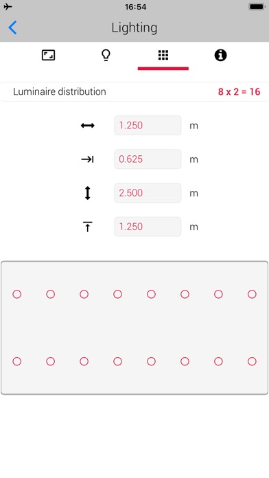 Calculation of lighting Screenshot