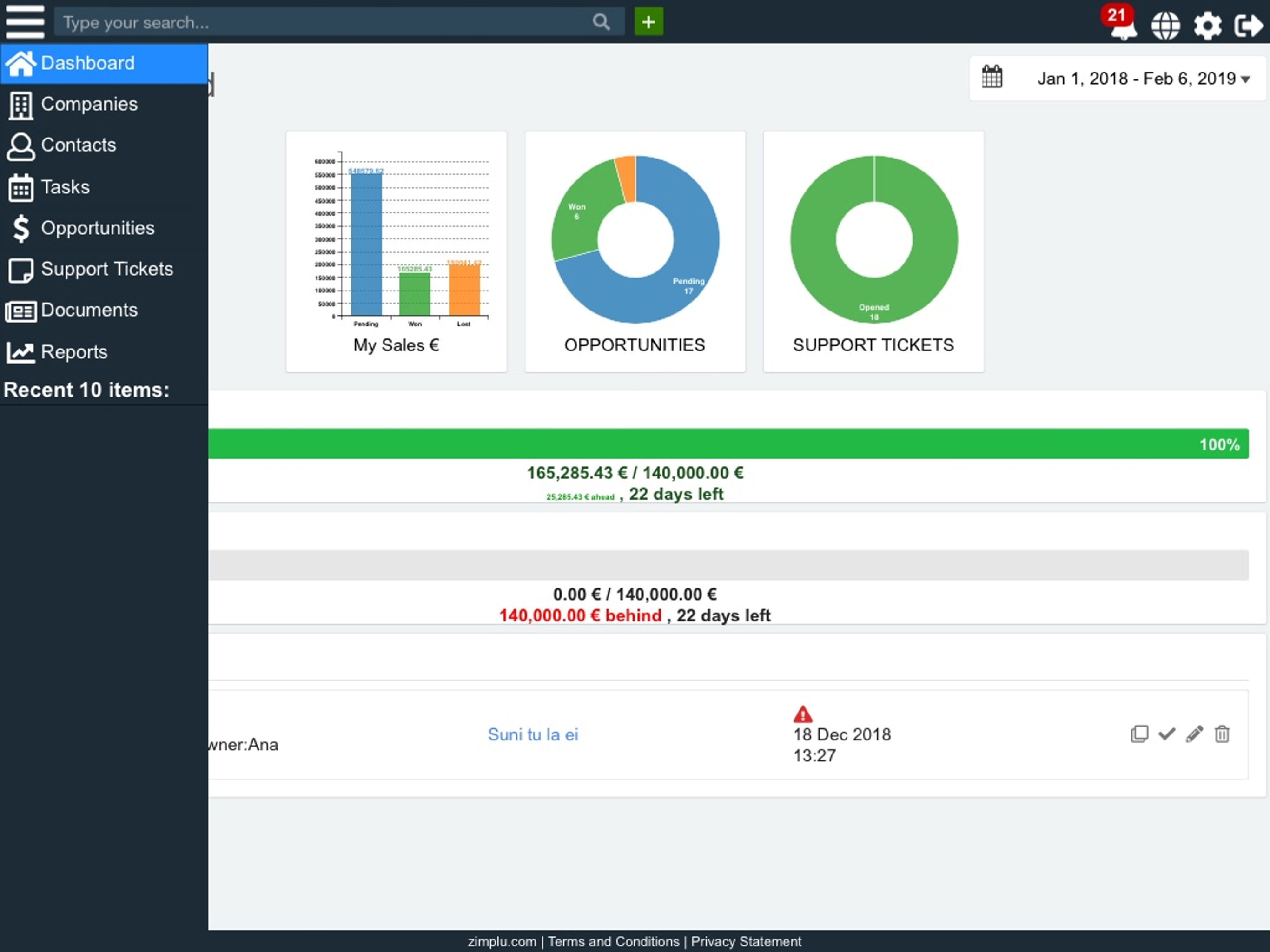 Zimplu CRM screenshot 20