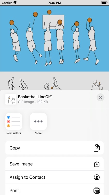 basketball Line Gif