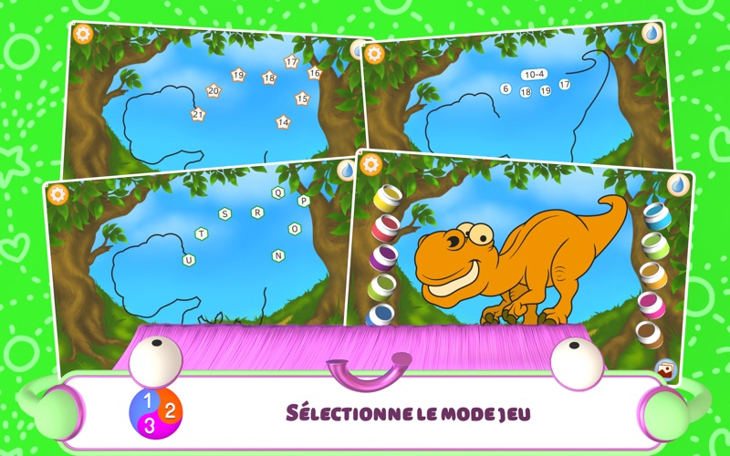 Screenshot #2 pour Points à relier - Dinosaures