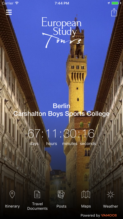 European Study Tours Screenshot