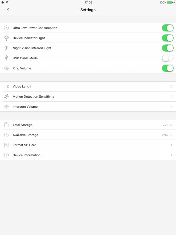 Cocoon Smart Doorbell iPad screenshot