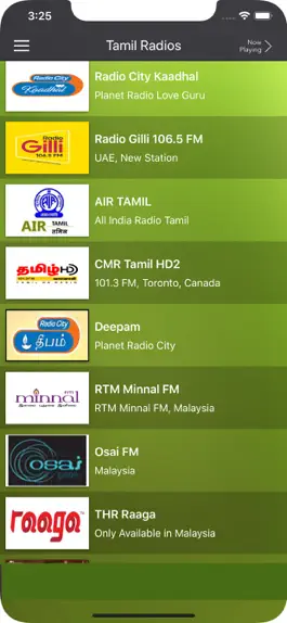 Game screenshot Tamil Radio FM - Tamil Songs hack