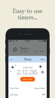 baby tracker by nara iphone screenshot 3