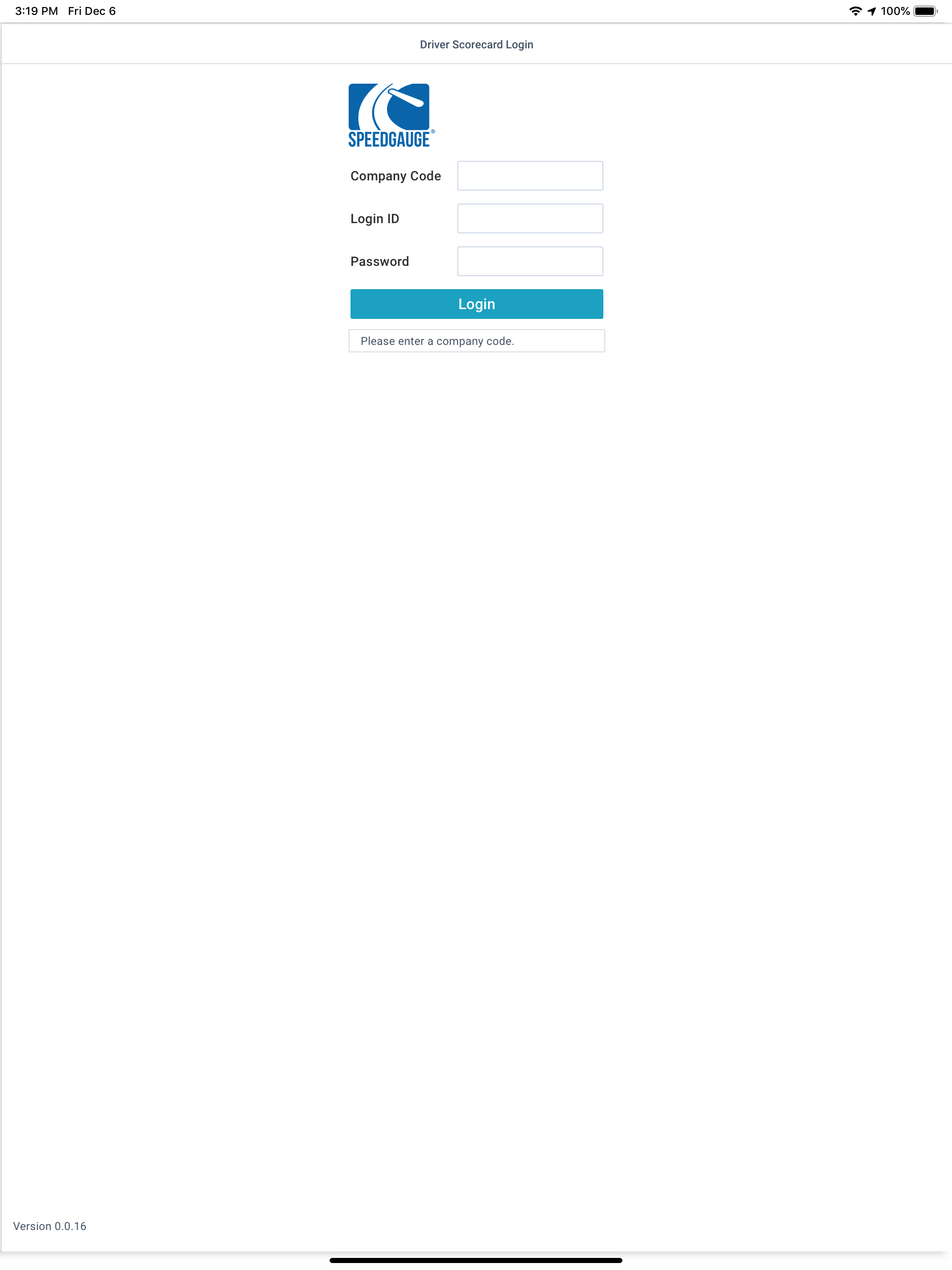 Driver App for SpeedGauge