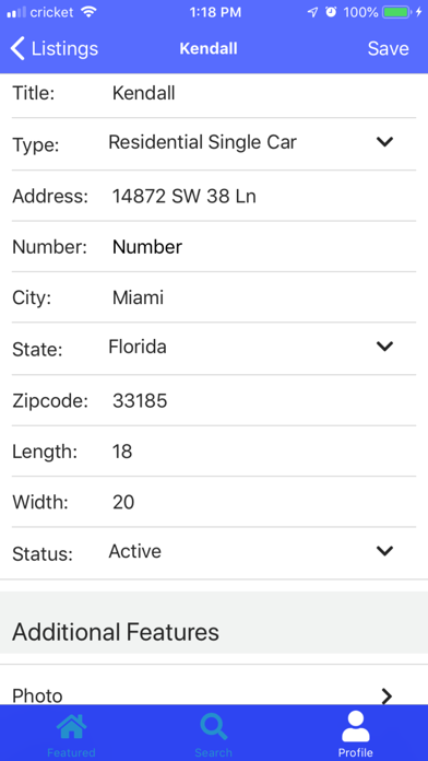 Parking Lot Rental by Owner Screenshot