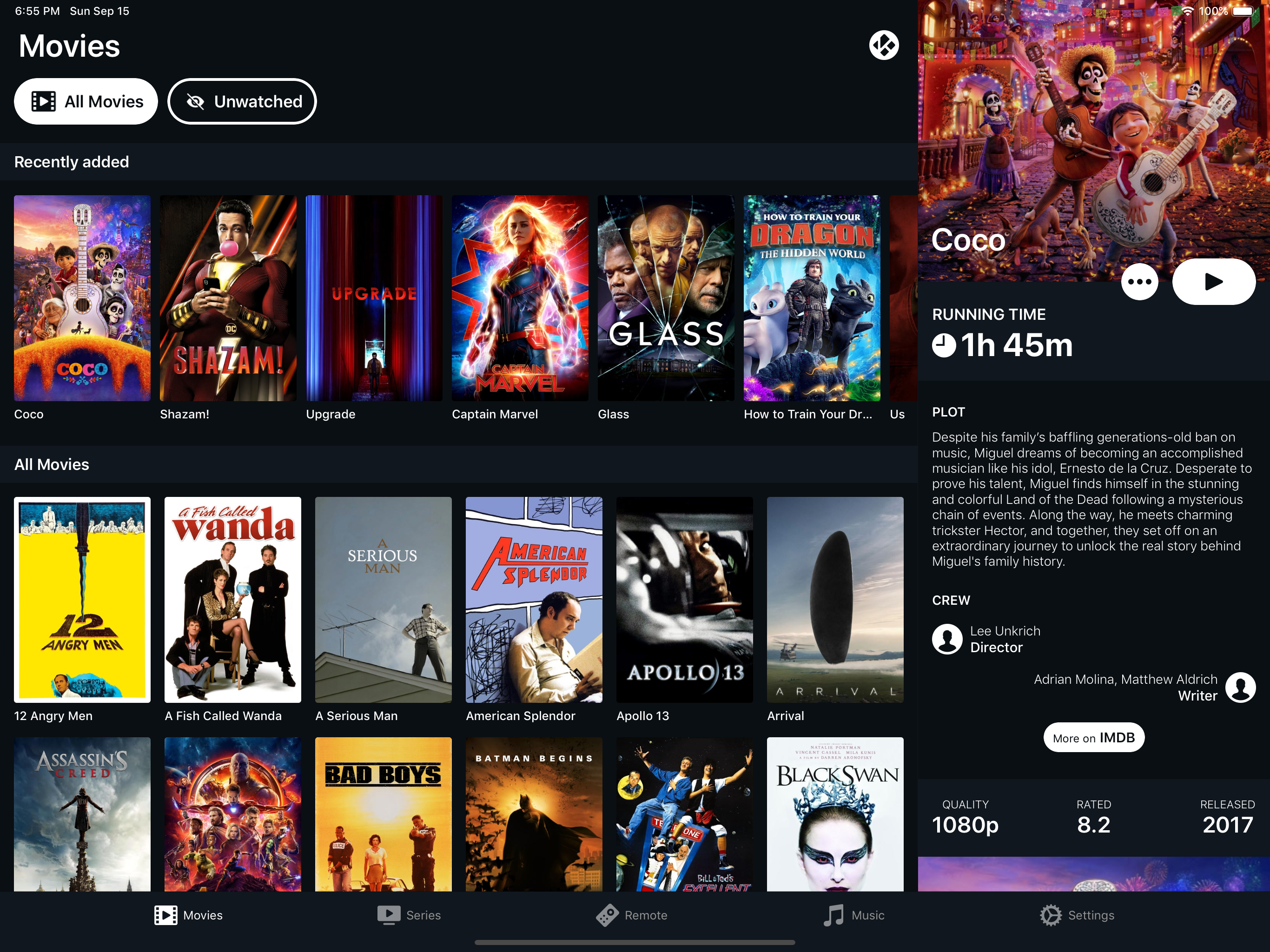 Mia - The Kodi Remote