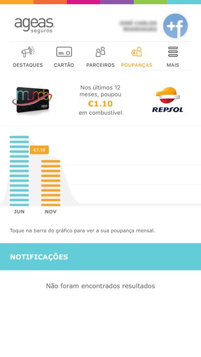 Cartão Mundo Ageas Seguros Screenshot