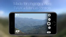 slr raw camera manual controls iphone screenshot 1