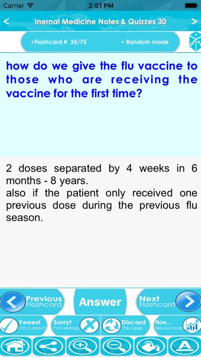 Internal Medicine Exam Review Screenshot