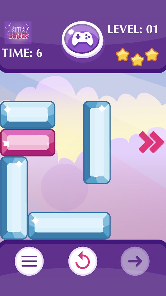 #1. slide blocks: the puzzle game (iOS) 来自: Gaetano La Delfa